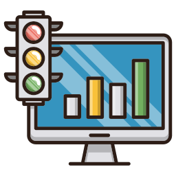 traffic monitoring icon